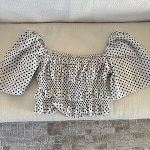 Nordstrom Polka Dot Women's Top